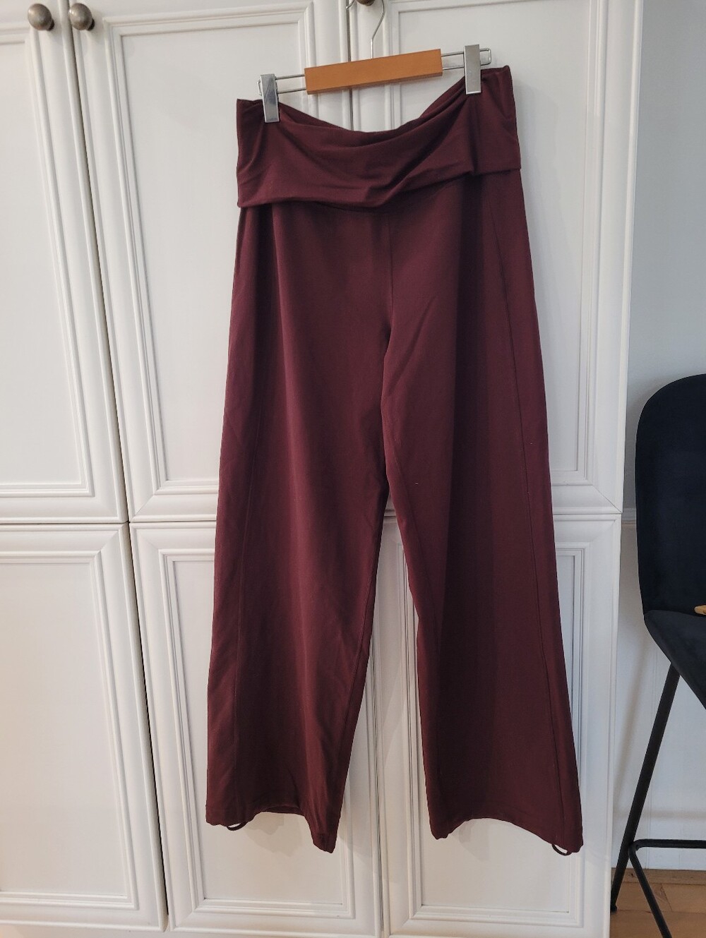 Lululemon wide leg fold over waist 12.